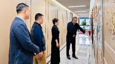 玉龍環保-街道黨工委書記魏剛走訪調研